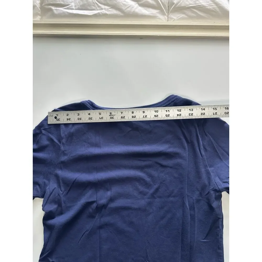 Nike The Nike Tee Womens S Navy Blue Swoosh Short Sleeve T-Shirt